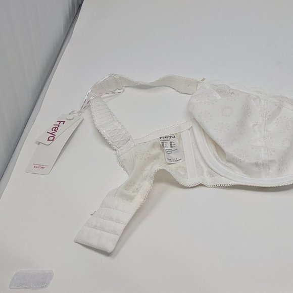 32HH NWT Freya Faye Bra Underwire Balcony, White, AA4202 - Picture 5 of 5